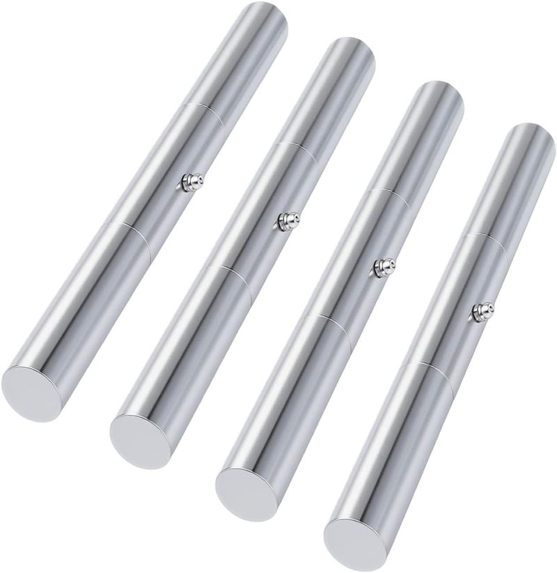 MANNIFEN Weld On Trailer Ramp Hinge 10", Heavy Duty Greasable Ramp Door Hinges, Zinc Plated (4 Pack) - Image 1